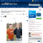 “Bushby walks along the frozen Bering Sea in 2006”