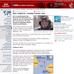 “Epic explorer crosses frozen sea”