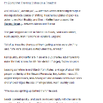 “I’m Doing Well Trekking 3 Miles on a Treadmill”