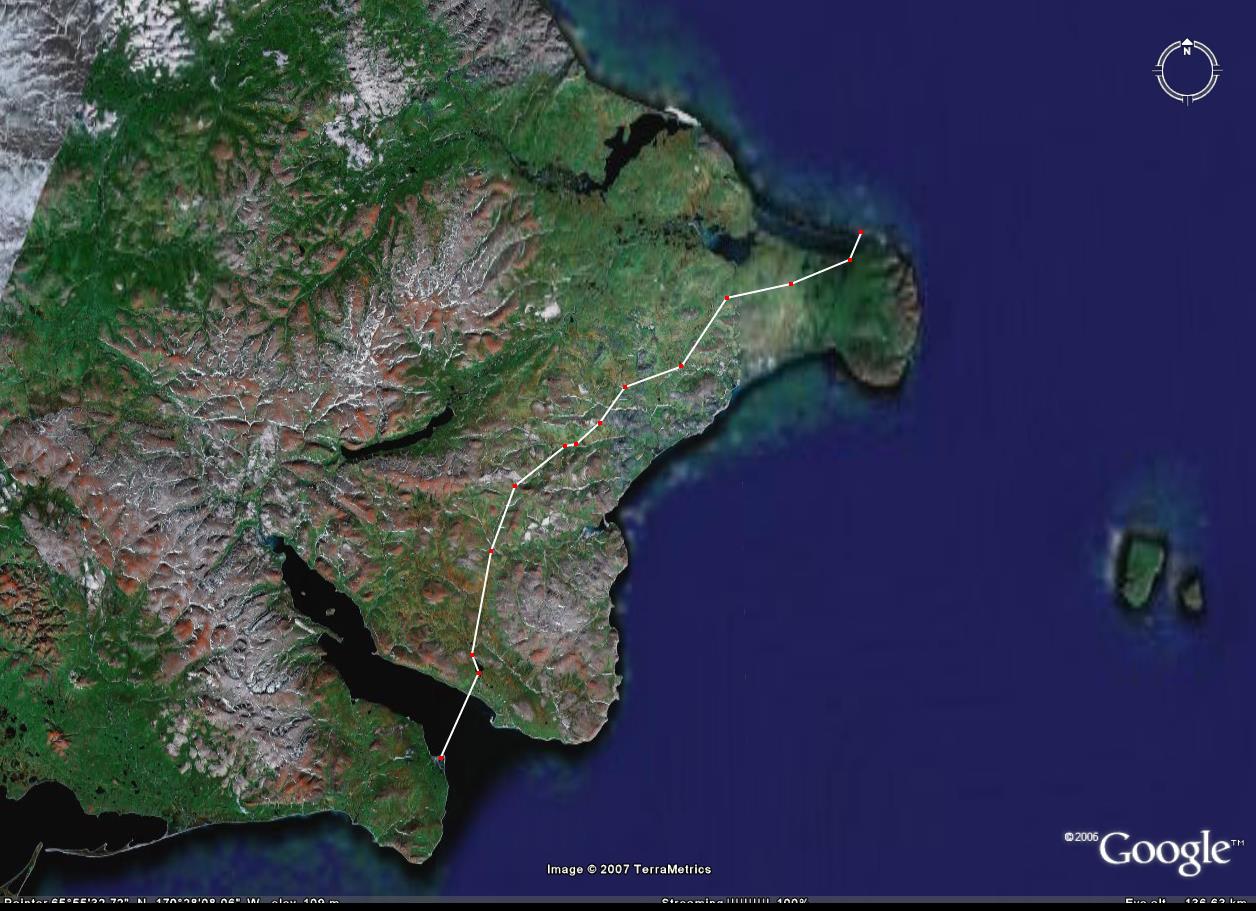 Lavrentiya: waiting to depart for Uelen…