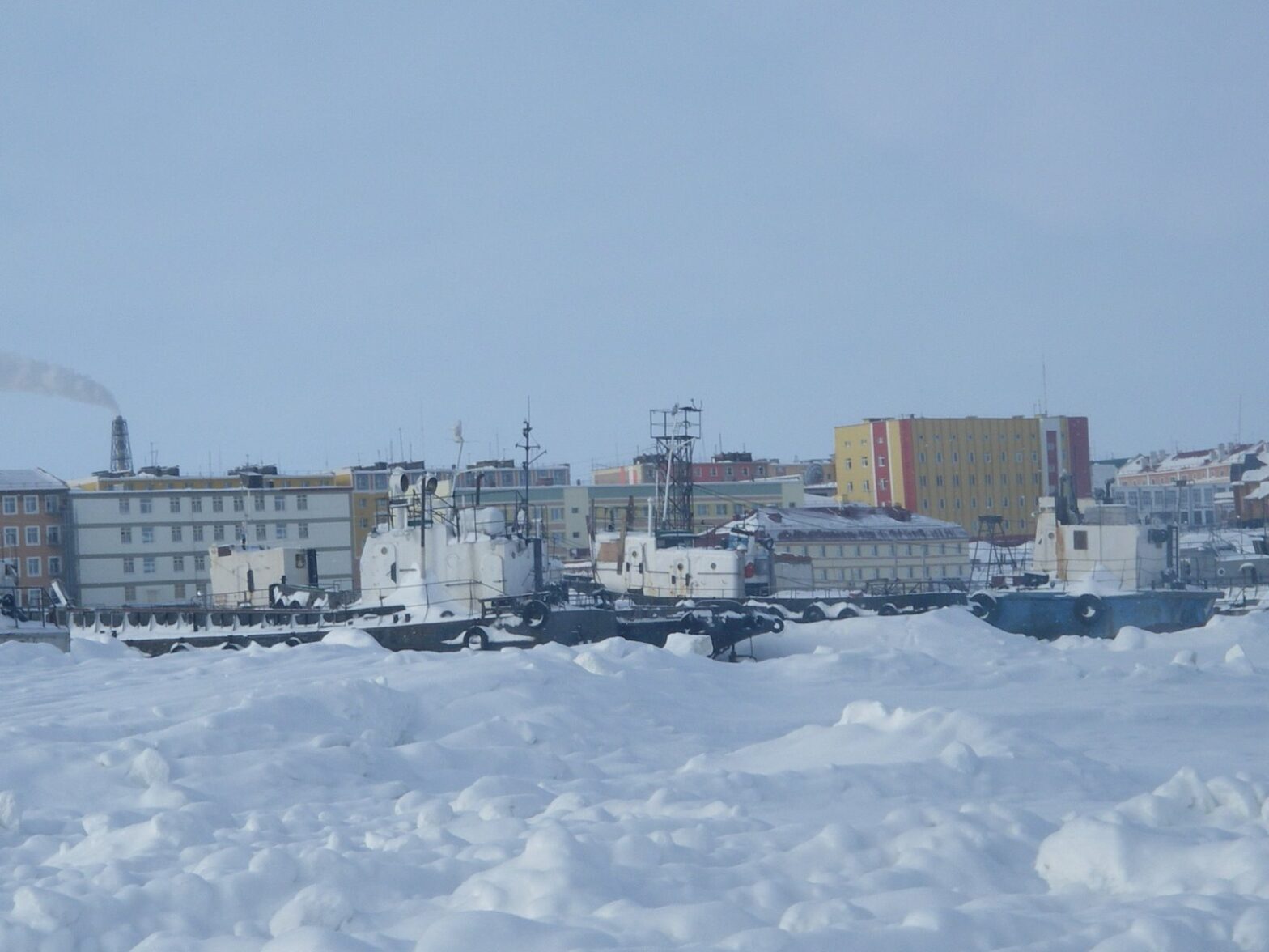 Arrival in Anadyr-Russian Federation: Inspection, taxes, and confiscation! “Why are you back in Russia.” Igor asks.